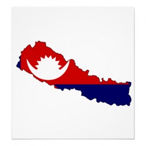 nepal_flag_map