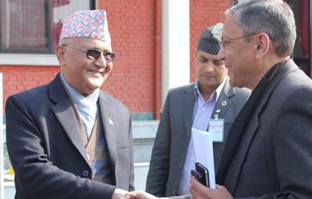 खड्गप्रसाद & भारतीय राजदूत