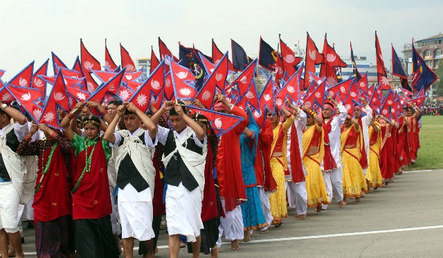 गणतन्त्र दिवसका अवसरमा सैनिक मञ्च टुँडिखेलमा