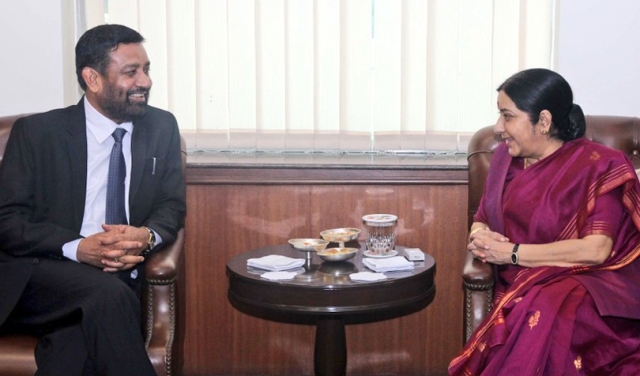 Bimalendra Nidhi and Sushma Swaraj 2